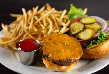 Public House signature dishes Cheddar Burger
Pimento Burger
Zucchini Noddles